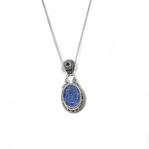 Baby Moon Druzy necklace
