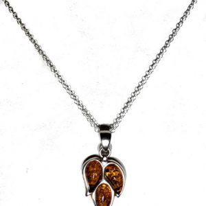 Cognac Color Baltic Amber necklace