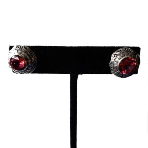 Fast Casual Mystic Quartz Rhodolite Garnet earrings
