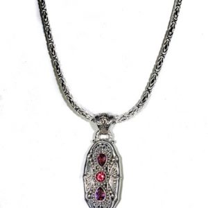 Fireflies and Ultra Mystic Topaz Pendant Necklace