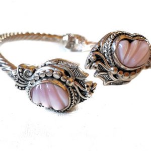 Pink Mop Butterfly bracelet