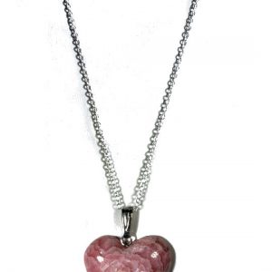 Rhodochrosite Heart pendant